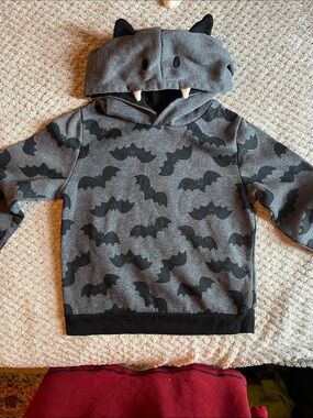Halloween KIDS bat hoodie.